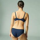 Simone Perele Saga Full Cup Plunge Bra - Endless Blue - La Donna