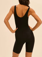 Simone Perele Story Shaper Shorts Bodysuit - Black - La Donna