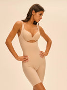 Simone Perele Story Shaper Shorts Bodysuit - Peau Rose - La Donna