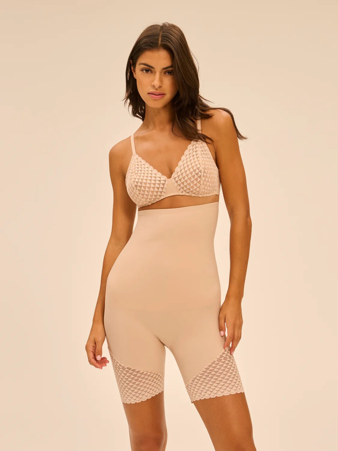 Simone Perele Subtile High Waist Shaper Short - Nude - La Donna