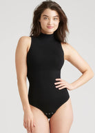Yummie Kinsley Mock Neck Shaping Thong Bodysuit - La Donna