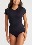 Yummie Lucy Short Sleeve T-Shirt Shaping Bodysuit - La Donna