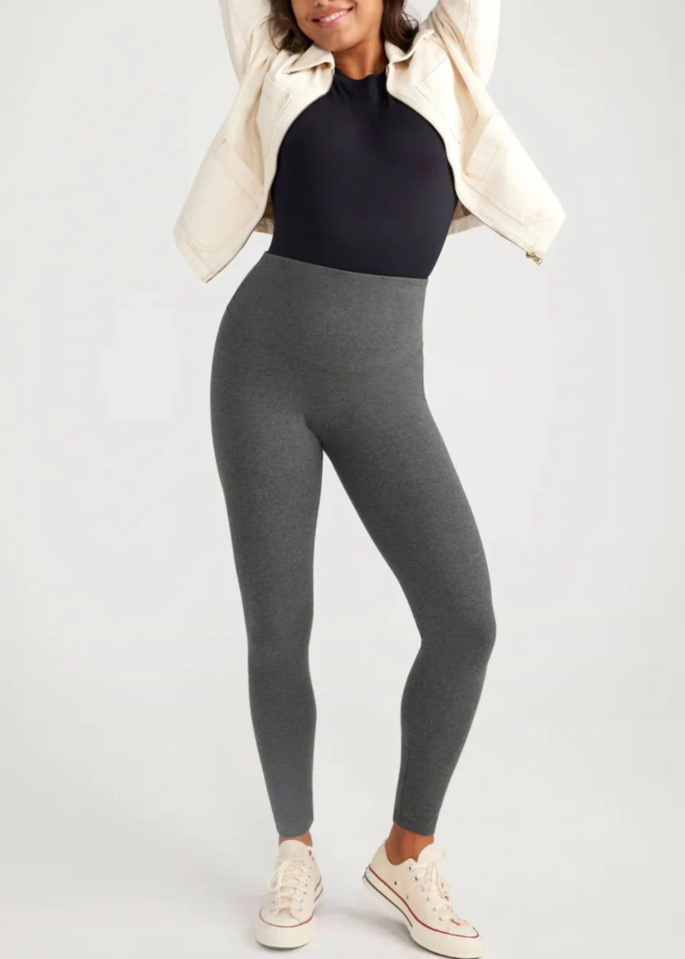 Yummie Lucy Short Sleeve T-Shirt Shaping Bodysuit - La Donna